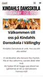 Mobile Screenshot of kindahlsdansskola.se